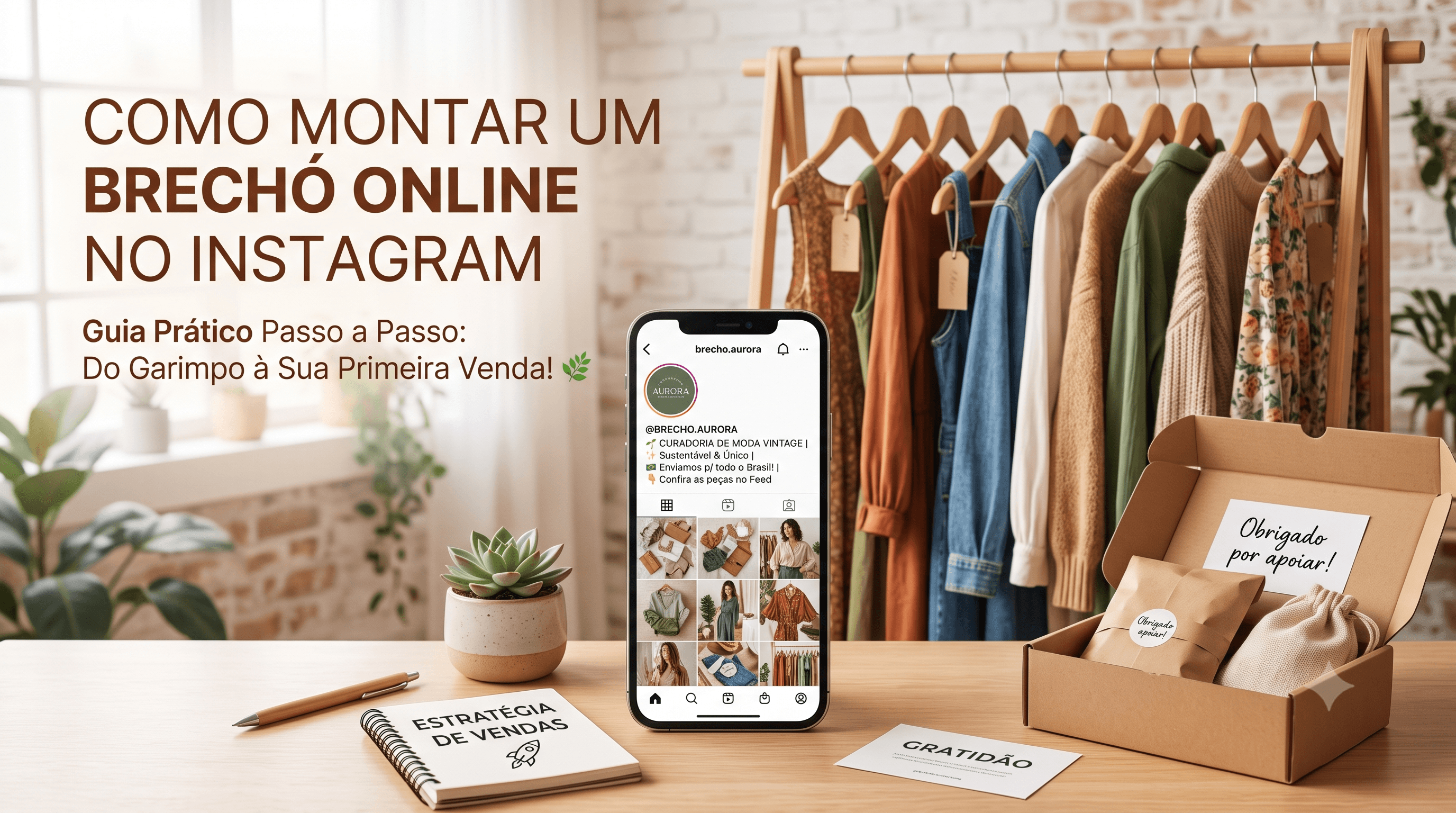 Como montar um Brechó Online no Instagram